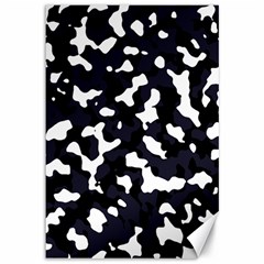 Camouflage Bleu Canvas 12  X 18  by kcreatif