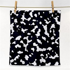 Camouflage Bleu Face Towel by kcreatif