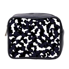 Camouflage Bleu Mini Toiletries Bag (two Sides) by kcreatif