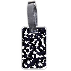 Camouflage Bleu Luggage Tag (one Side) by kcreatif