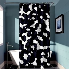 Camouflage Bleu Shower Curtain 36  X 72  (stall)  by kcreatif