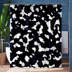 Camouflage Bleu Shower Curtain 60  X 72  (medium)  by kcreatif