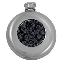 Camouflage Violet Round Hip Flask (5 Oz)