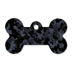 Camouflage Violet Dog Tag Bone (one Side) by kcreatif