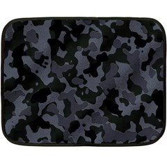 Camouflage Violet Double Sided Fleece Blanket (mini)  by kcreatif