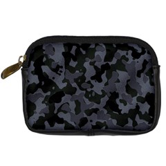 Camouflage Violet Digital Camera Leather Case by kcreatif