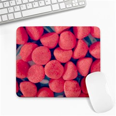 Fraise Bonbons Large Mousepads by kcreatif