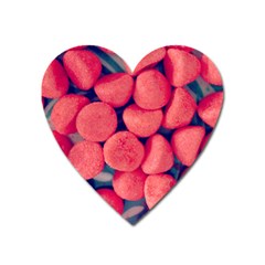 Fraise Bonbons Heart Magnet