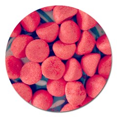 Fraise Bonbons Magnet 5  (round)