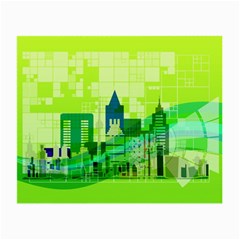 Architecture Skyline Small Glasses Cloth by Wegoenart