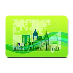 Architecture Skyline Small Doormat  by Wegoenart