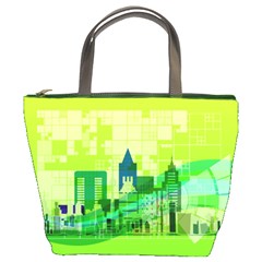 Architecture Skyline Bucket Bag by Wegoenart