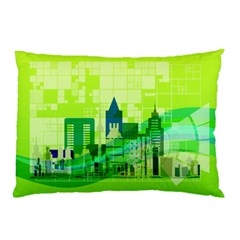 Architecture Skyline Pillow Case by Wegoenart