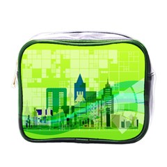 Architecture Skyline Mini Toiletries Bag (one Side) by Wegoenart