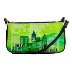 Architecture Skyline Shoulder Clutch Bag by Wegoenart