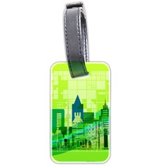 Architecture Skyline Luggage Tag (two Sides) by Wegoenart