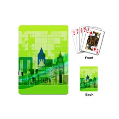 Architecture Skyline Playing Cards Single Design (mini) by Wegoenart