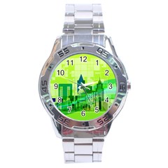 Architecture Skyline Stainless Steel Analogue Watch by Wegoenart