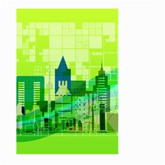 Architecture Skyline Large Garden Flag (two Sides) by Wegoenart