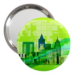 Architecture Skyline 3  Handbag Mirrors by Wegoenart