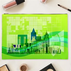 Architecture Skyline Cosmetic Bag (xxl) by Wegoenart