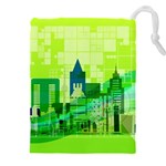 Architecture Skyline Drawstring Pouch (5XL) Front