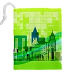 Architecture Skyline Drawstring Pouch (5XL) Back