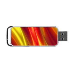 Seamless Texture Background Red Portable Usb Flash (two Sides) by Wegoenart