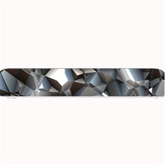 Triangles Polygon Color Silver Uni Small Bar Mats by Wegoenart