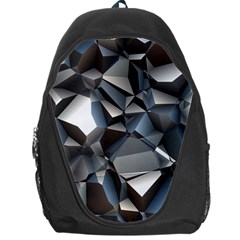 Triangles Polygon Color Silver Uni Backpack Bag