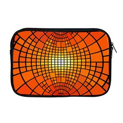 Pattern Background Rings Circle Apple Macbook Pro 17  Zipper Case by Wegoenart