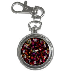 Seamless Star Texture Christmas Key Chain Watches