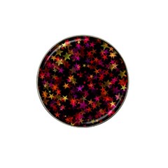 Seamless Star Texture Christmas Hat Clip Ball Marker (10 pack)