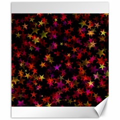 Seamless Star Texture Christmas Canvas 8  x 10 