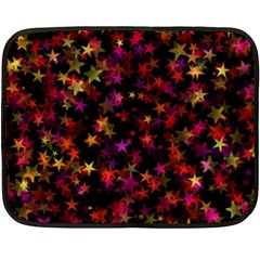 Seamless Star Texture Christmas Fleece Blanket (Mini)