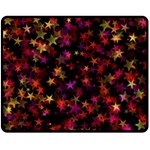 Seamless Star Texture Christmas Fleece Blanket (Medium)  60 x50  Blanket Front