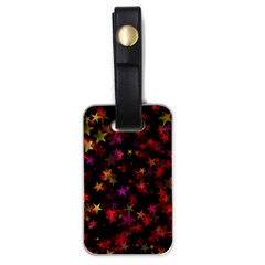 Seamless Star Texture Christmas Luggage Tag (one side)