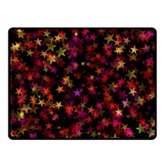 Seamless Star Texture Christmas Double Sided Fleece Blanket (Small) 