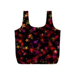 Seamless Star Texture Christmas Full Print Recycle Bag (S)