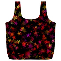 Seamless Star Texture Christmas Full Print Recycle Bag (XL)