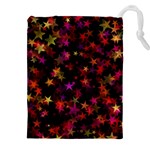 Seamless Star Texture Christmas Drawstring Pouch (4XL) Front