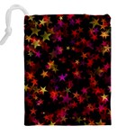 Seamless Star Texture Christmas Drawstring Pouch (4XL) Back