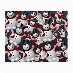 Snowman Winter Christmas Many Small Glasses Cloth by Wegoenart