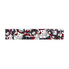 Snowman Winter Christmas Many Flano Scarf (mini) by Wegoenart