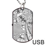 Entwine Fractals Rings Thorns Blow Dog Tag USB Flash (Two Sides) Front