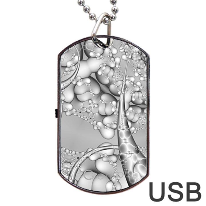 Entwine Fractals Rings Thorns Blow Dog Tag USB Flash (Two Sides)