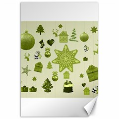 Christmas Symbols Decoration Canvas 20  X 30  by Wegoenart