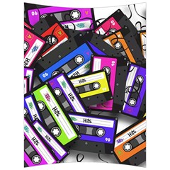 Cassette Many Record Graphics Back Support Cushion