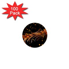 Abstract Background Particles Wave 1  Mini Buttons (100 Pack)  by Wegoenart