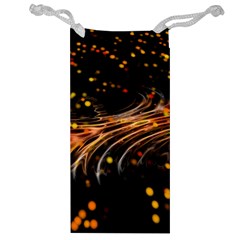 Abstract Background Particles Wave Jewelry Bag by Wegoenart